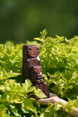 totem in the garden