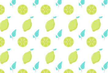 seamless pattern lemon with liafe