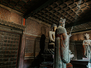 Ming dynasty-era Buddhist temple of Wisdom Attained in Beijing, China