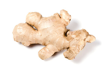 ginger root isolated on white