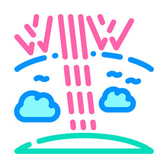 ozone holes disaster color icon vector. ozone holes disaster sign. isolated symbol illustration