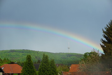 rainbow in the sky