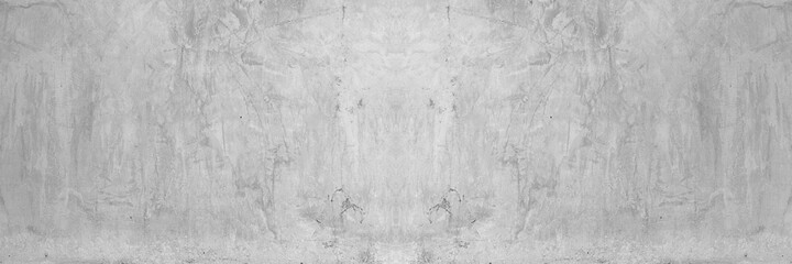 Old wall panorama texture cement dirty gray with black  background abstract grey and silver color design are light with white background.