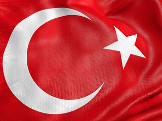 Turkish Flag, Turkey, Flag design and presentation study