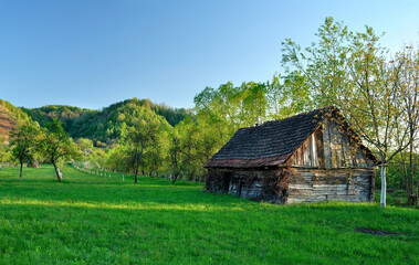 Fototapeta na wymiar An old house in Romania