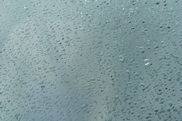 water drops on the window