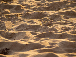 close up of beautiful sand on the beach