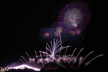 常総きぬ川花火大会「オープニング花火」