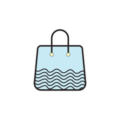 Bag Icon. E-Commerce Icon. Shopping Bag Icon. SVG Icon.