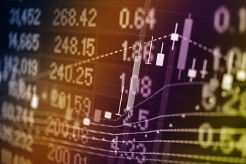Personal financial planning concept. Businessman workplace with papers for financial planning. Business people discussing the charts and graphs showing the results of successful financial planning.	