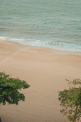Beach top view