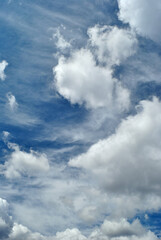 Obraz premium Storm clouds close-up