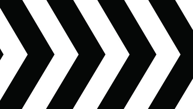 Shape flat seamless black white looped background