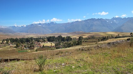 Fototapeta na wymiar Panorami attorno a Cusco Perù