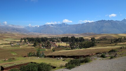 Fototapeta na wymiar Panorami attorno a Cusco Perù