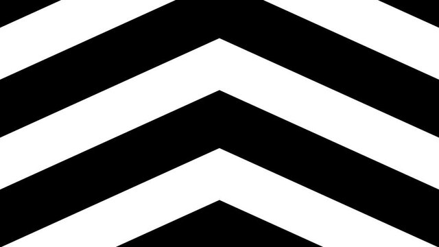 Shape flat seamless black white looped background