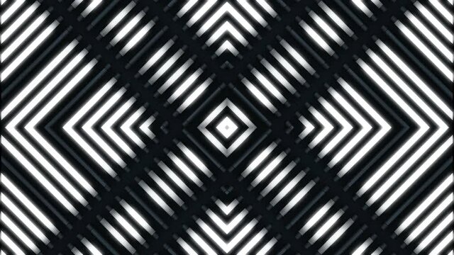 Lights White Glowing Background Looped Video