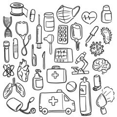 Medical Doodle Set