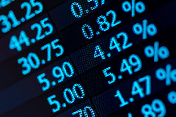 Financial cryptocurrency coin for trading in money exchange market. Top of digital currency which including of Bitcoin(BT) and Ethereum coin(ETC).