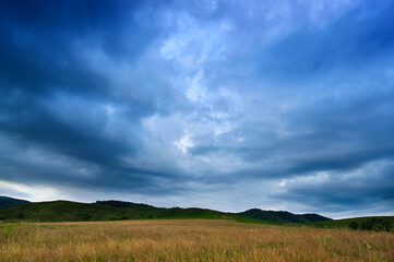 Dramatic storm scene