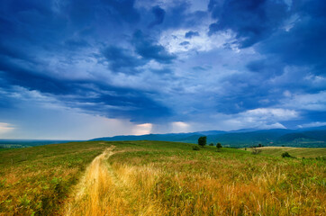 Obraz premium Dramatic storm scene