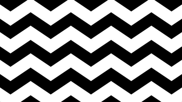 Shape flat seamless black white looped background