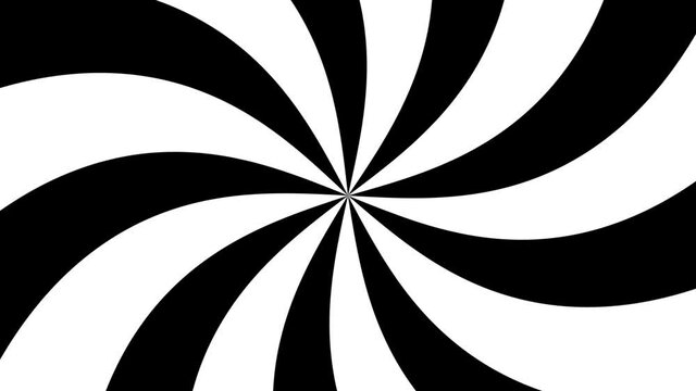 Shape flat seamless black white looped background