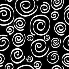  spiral seamless pattern simple spiral colorful black and white background print
