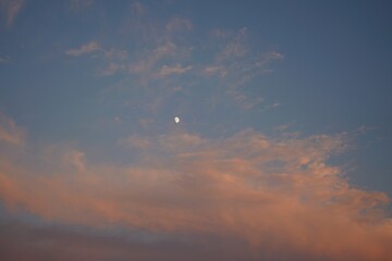 sunset in the clouds