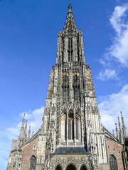 The Ulm Minster is the largest Protestant church in Germany