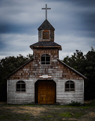 Fototapeta premium iglesia en chiloe