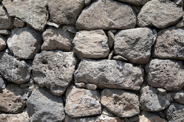 Texture of a stone wall.