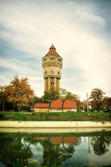 Fototapeta premium Old water tower in Timisoara, Romania