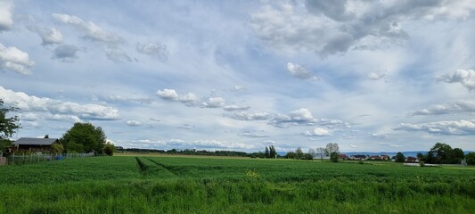 landscape with clouds