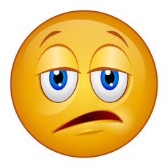 Gradient style emoji bored.