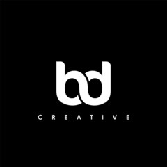 BD Letter Initial Logo Design Template Vector Illustration