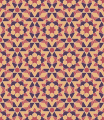 Seamless vector geometric pattern