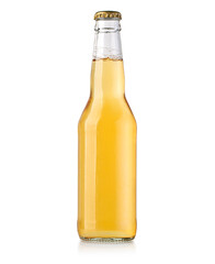 golden beer bottle - obrazy, fototapety, plakaty