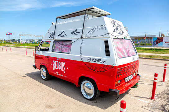 Red Cozy Mobile Coffee Van