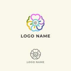 logo abstract for business technology, computer, media, art, internet, network, startup, product, retail, software developer, service industry. ready for print and digital