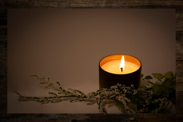 Decorative candle for a nigth of love