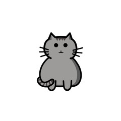 CAT KAWAI THE VECTOR cartoon