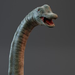 Realistic 3D Render of Brachiosaurus Dinosaur © bescec
