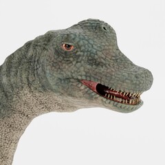 Realistic 3D Render of Brachiosaurus Dinosaur © bescec