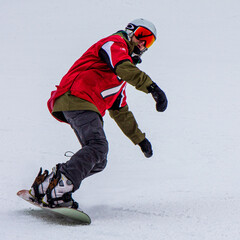 snowboarder wearing a jersey