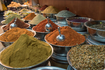 Spices market, Yehuda Mahane, Jerusalem, Israel