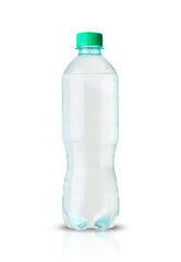 small plastic bottle with water