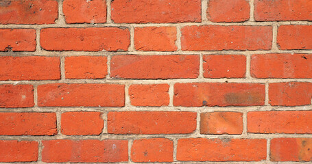 wide 4K red brick wall background