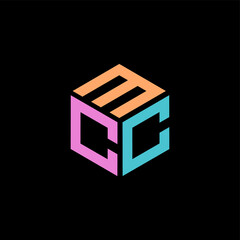 Hexagon logo with the letters MCC design