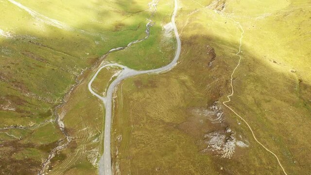 Aerial view of Albula pass